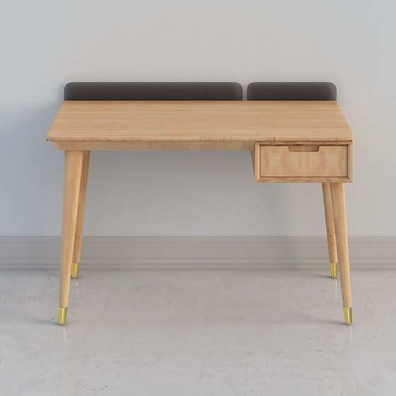 Mid-Century Modern Desk 3D model