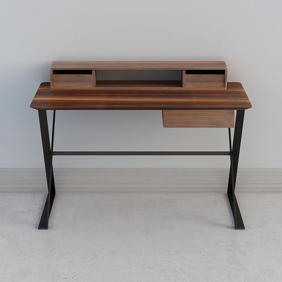 Urban Workspace Desk 3D model for Modern Design