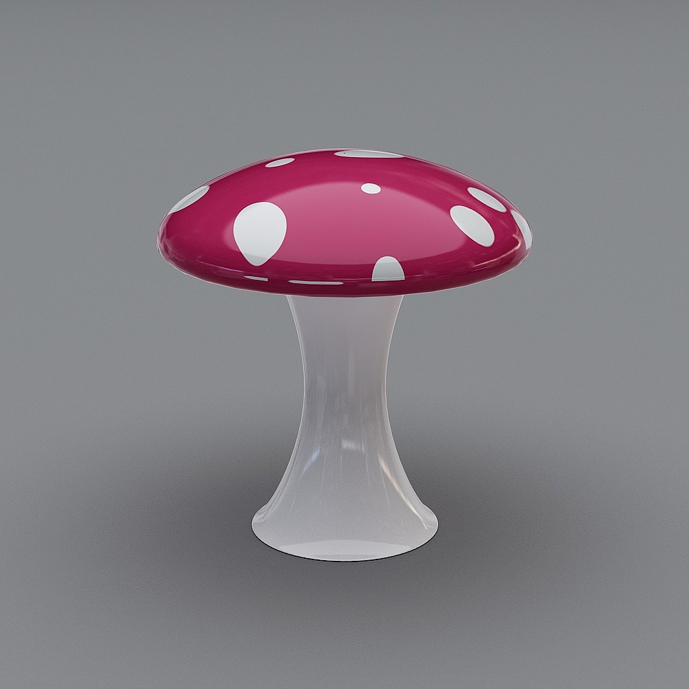 Magic Mushroom Table 3D model