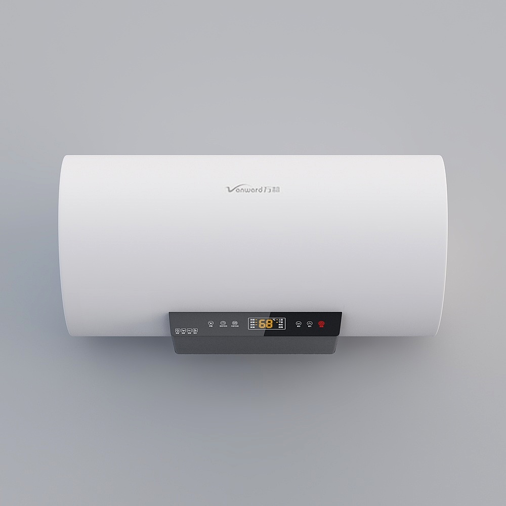 Sleek Electric Water Heater 3D model