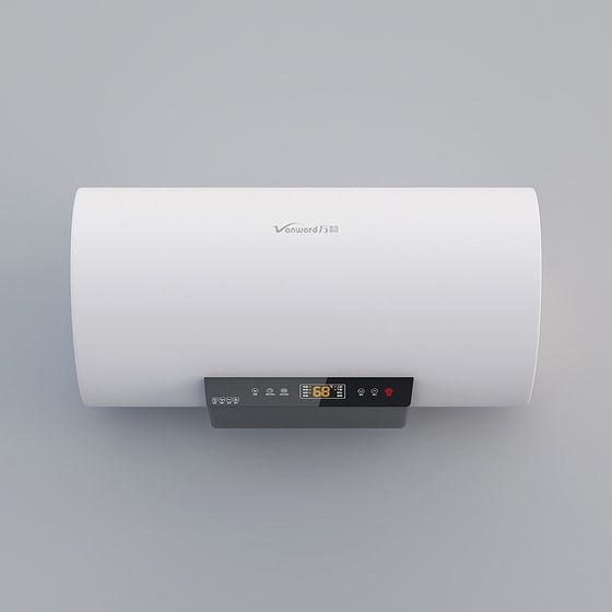 Sleek Electric Water Heater 3D model