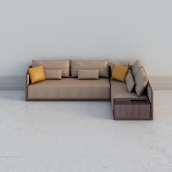 Modular Sofa 3D Model for Modern Spaces