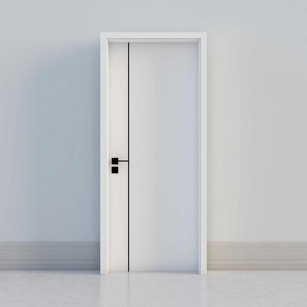 Minimal White Door