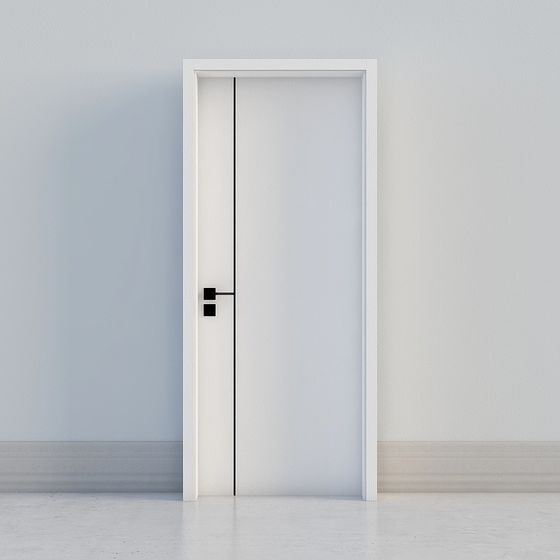 Minimalist Door 3D model