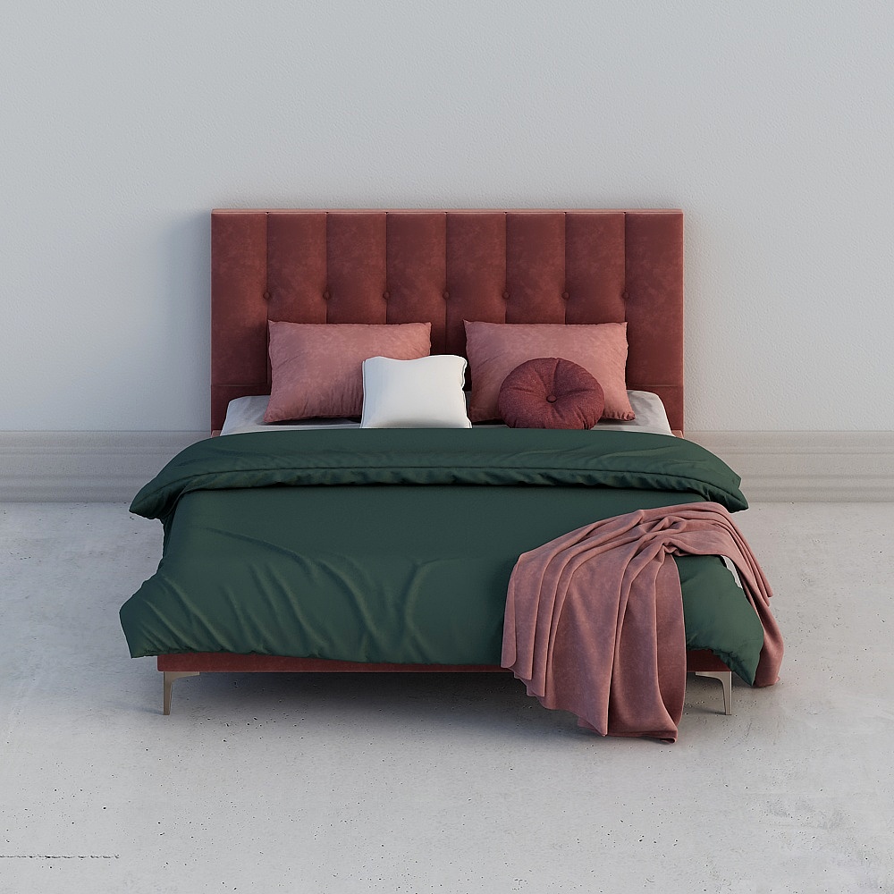 Urban Retreat Bed 3D model