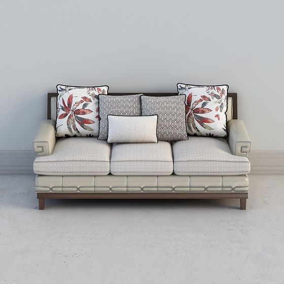Urban Comfort Sofa 3D model