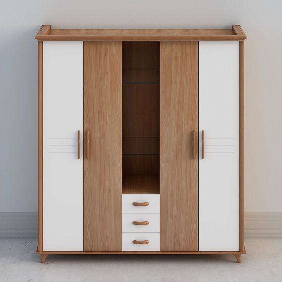 Modern Minimalist Wardrobe 3D Model