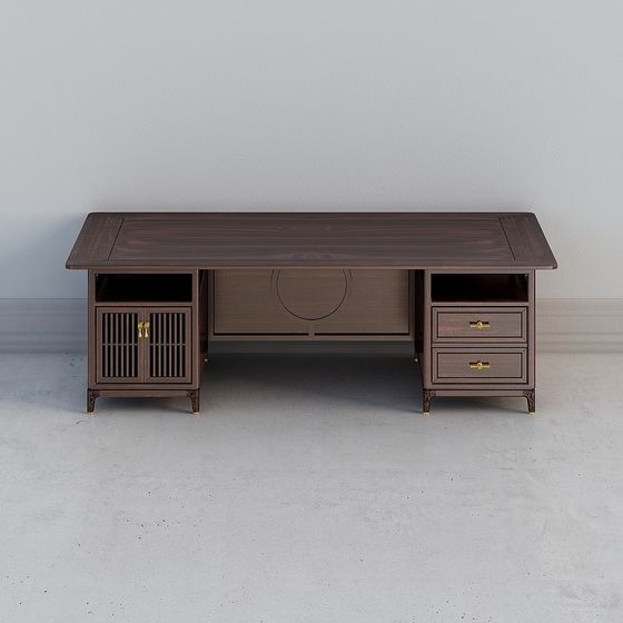 Vintage Desk 3D model
