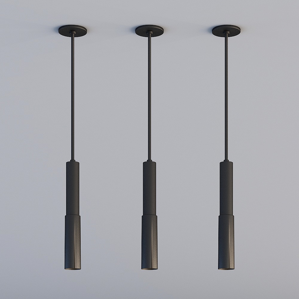 Industrial Style Pendant Light 3D model