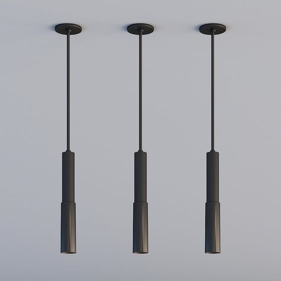 Industrial Style Pendant Light 3D model