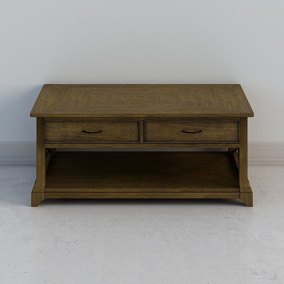 Vintage Style Coffee Table 3D model