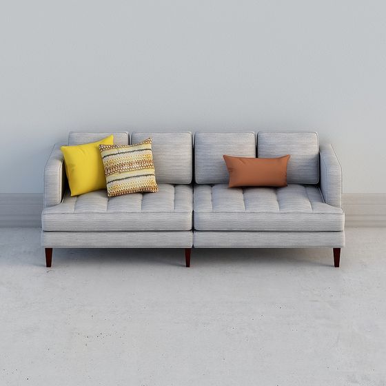 Urban Comfort 3D Model Sofa for Modern Spaces