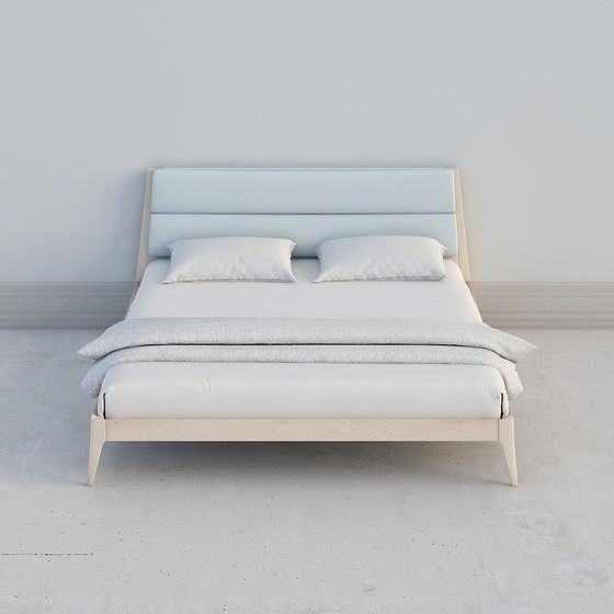 Uefa藝術巴比森/北歐主床頭軟包雙人1.8m簡約現代小家庭型165E-8