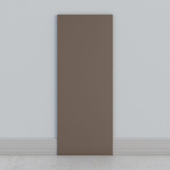 Elegant Low-Poly Door Panel 3D model