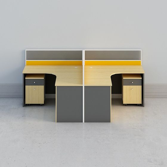 屏風L行組合桌8