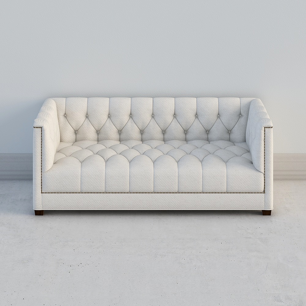 Uefa Art Barlow / American cotton linen sofa 123 combination three small living room U-type 045E-4-3 bit V1