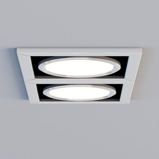 Modern Ceiling Recessed Lighting 3D model