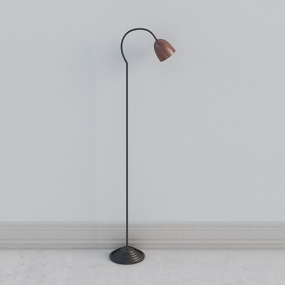 Elegant Low-Poly 3D Lighting Fixture Design