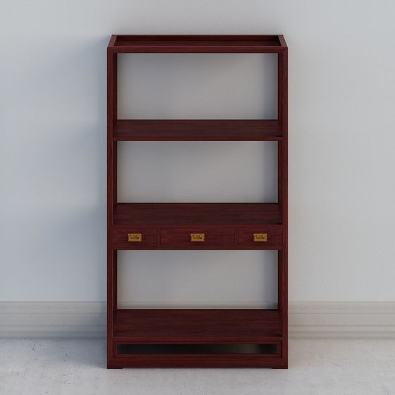 Urban Elegance Bookshelf 3D model