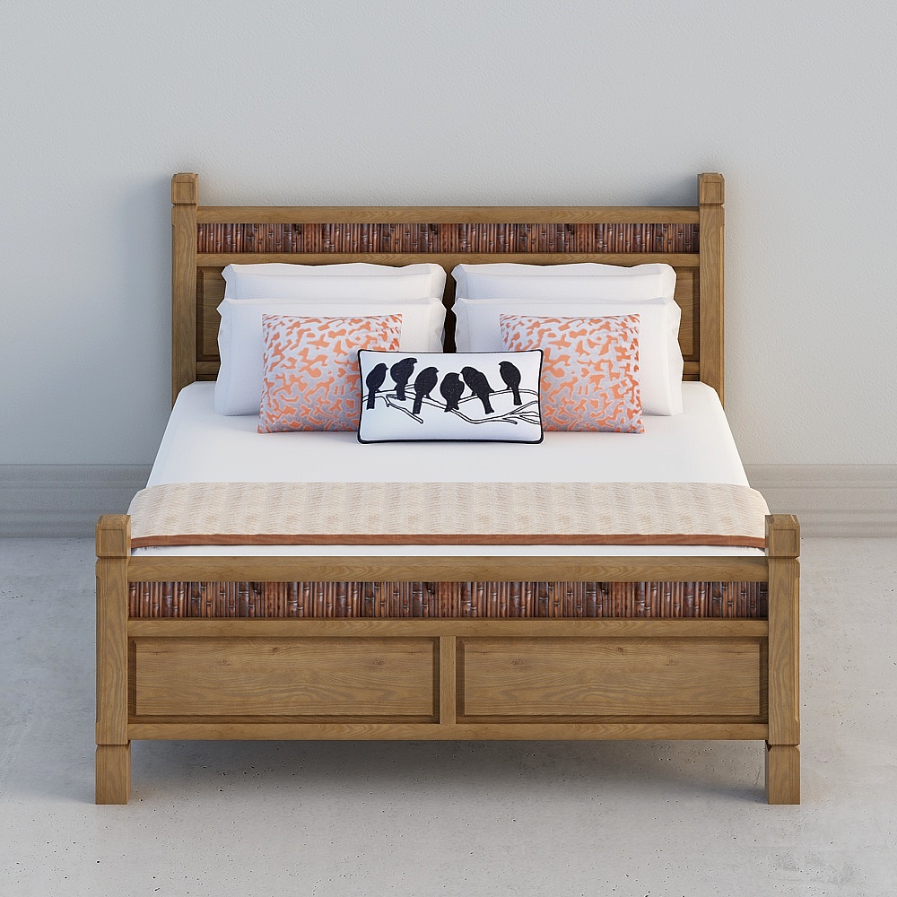 King Size Bed wood