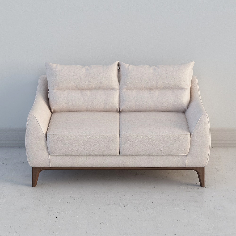 Huahe furniture Italian minimalist ISOLA HK16011 double sofa