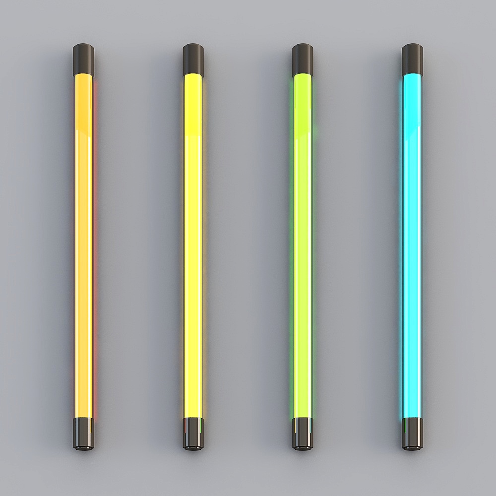 Un juego de tubos individuales