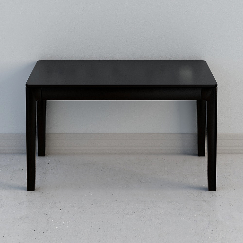 โต๊ะกินข้าวไม้เนื้อแข็งสี่เหลี่ยมสมัยใหม่