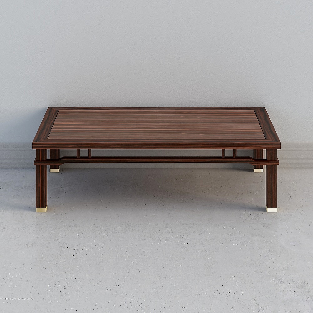 Urban Wooden Coffee Table 3D model