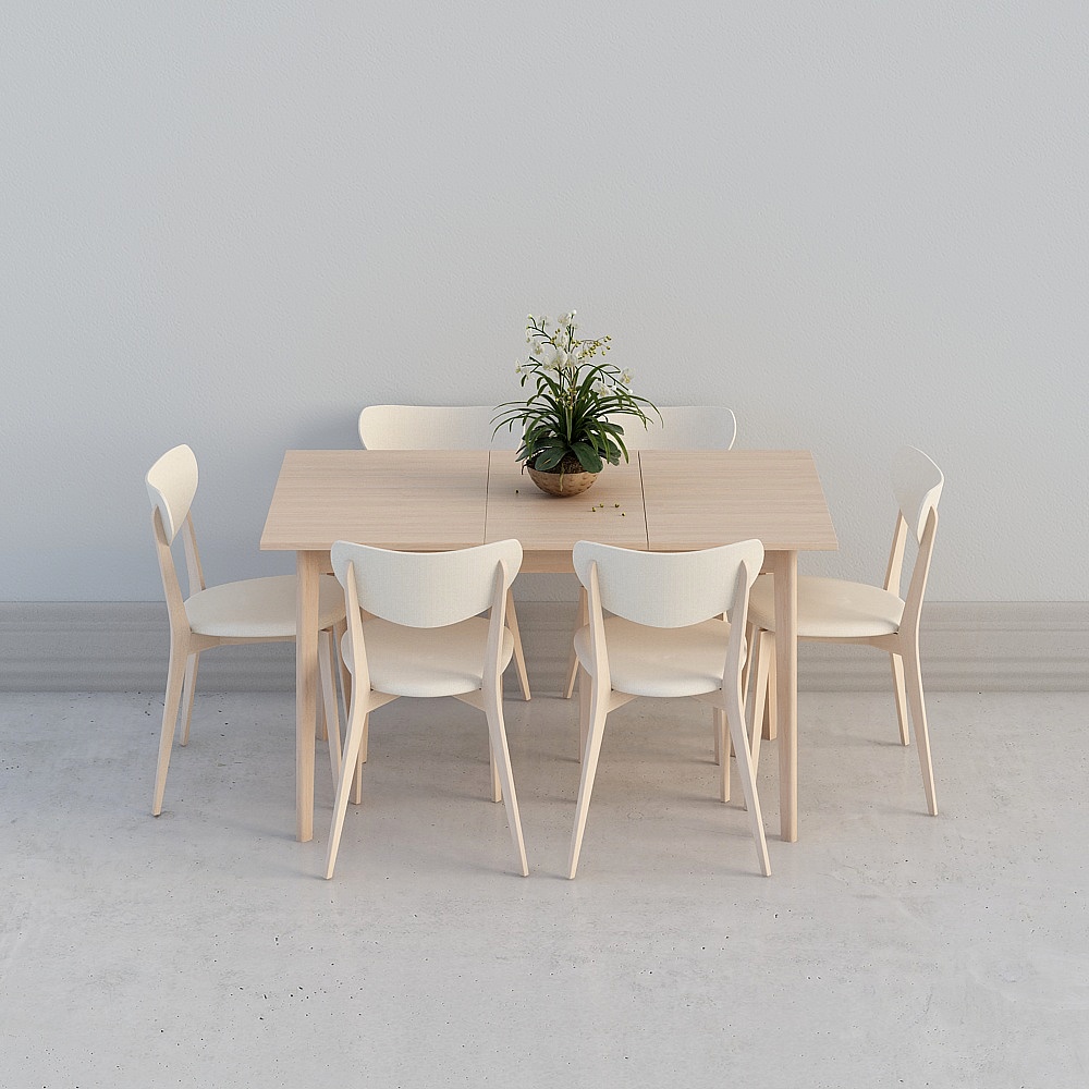 Tables and chairs for 6 people