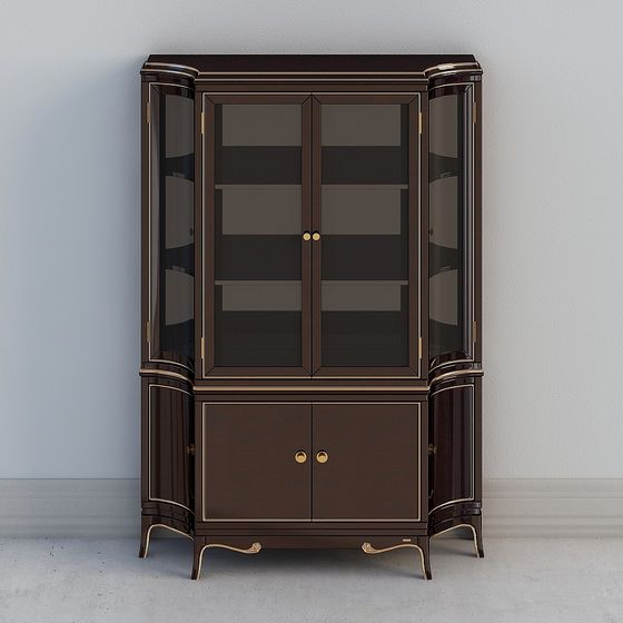 Elegant Vintage Showcase 3D model