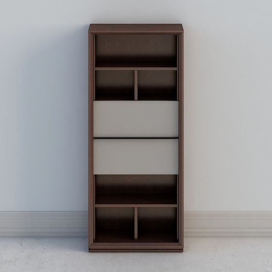 Urban Elegance Bookshelf 3D Model for Modern Spaces
