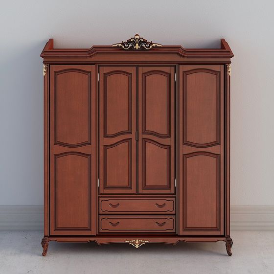 Royal Elegance Wardrobe 3D model