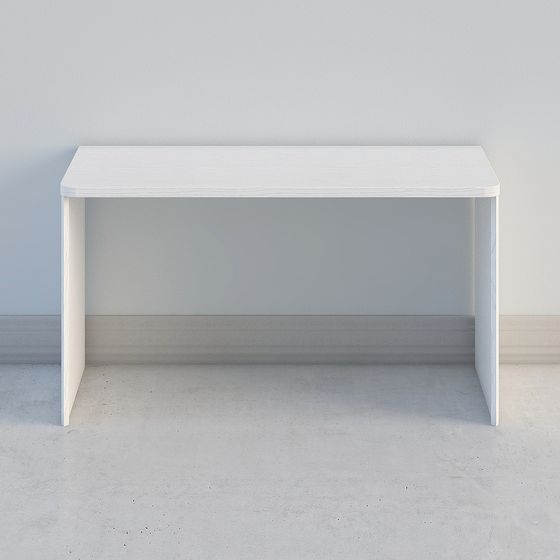 Minimalist Desk 3D model Design