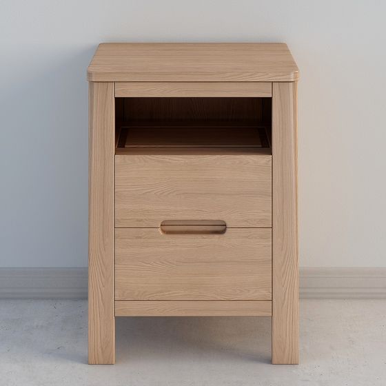 Minimalist Bedside Table 3D model