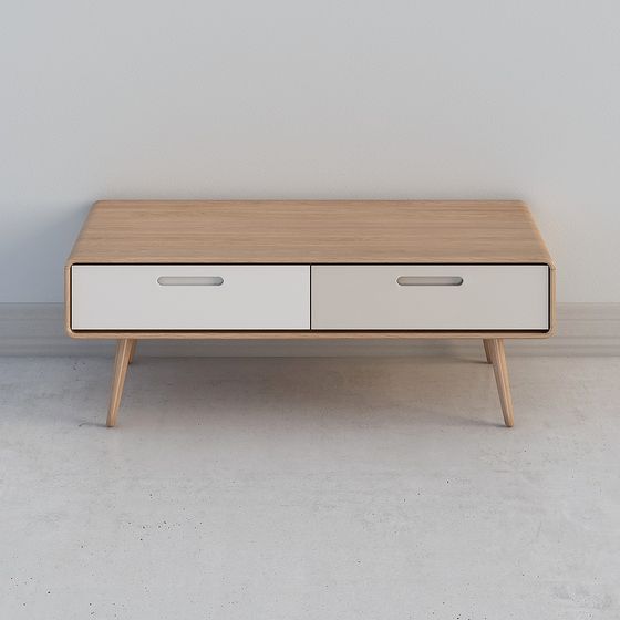 Quellholz - Warmweiß - Y56J01 - Couchtisch