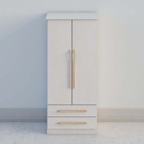 Modern Minimalist Wardrobe 3D model