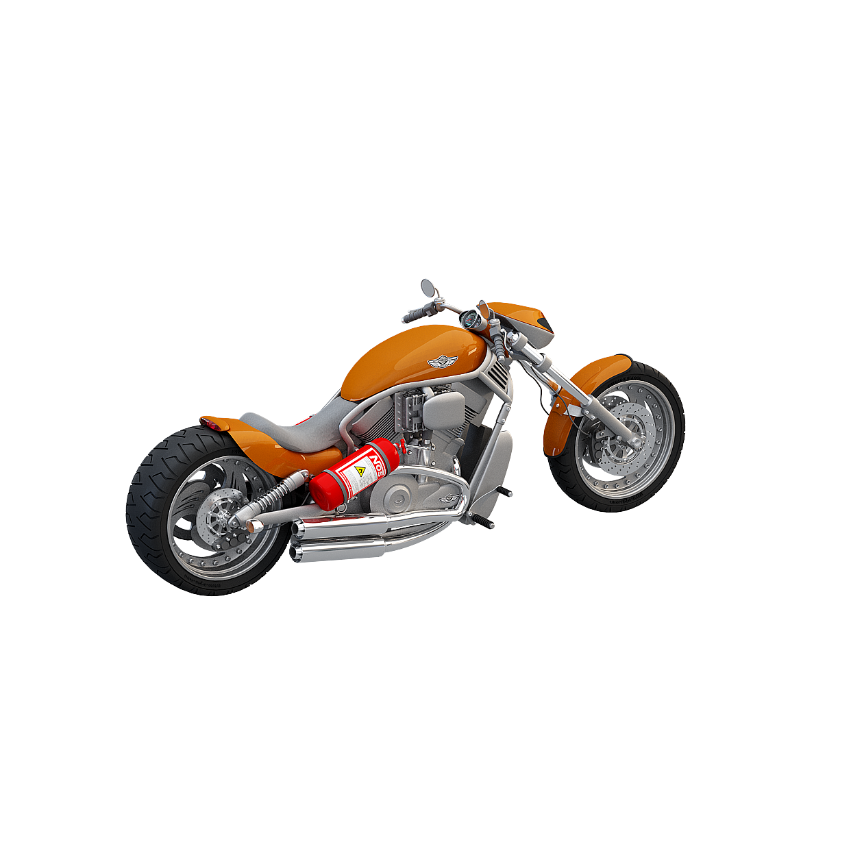 Avant garde Table Decor 3D Model – Brown and Black