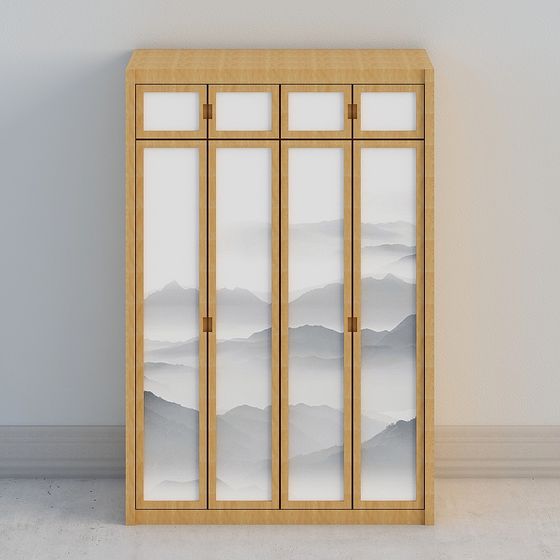 Mountain Mist Screen 3D model for Creative Projects