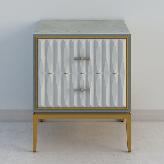 Waves Cabinet 3D model