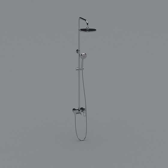 Minimalistic Shower System 3D model
