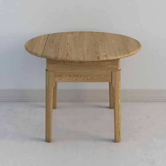 Stylish Round Table 3D model