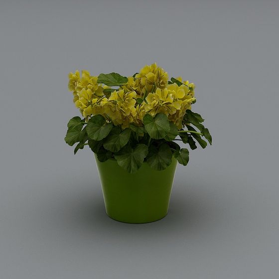 Sunshine Flower Pot 3D model for Creative Projects