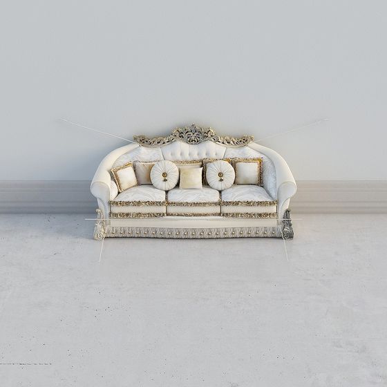 Royal Elegance 3D Sofa Model