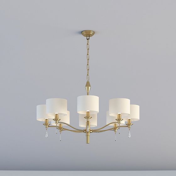 Elegant Chandelier 3D Model for Modern Interiors