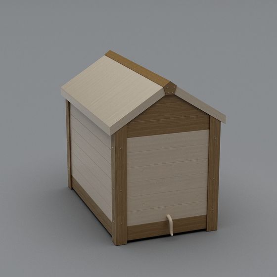 Charming Wooden Cottage 3D model