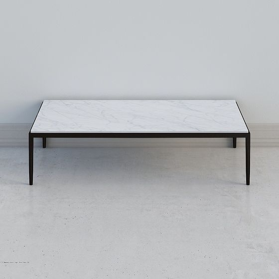 Elegant Marble Coffee Table 3D model