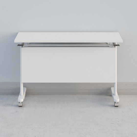 Minimalist Mobile Desk 3D model for Modern Offices