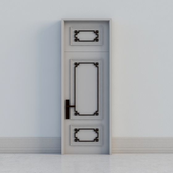 Elegant Polished Door 3D model