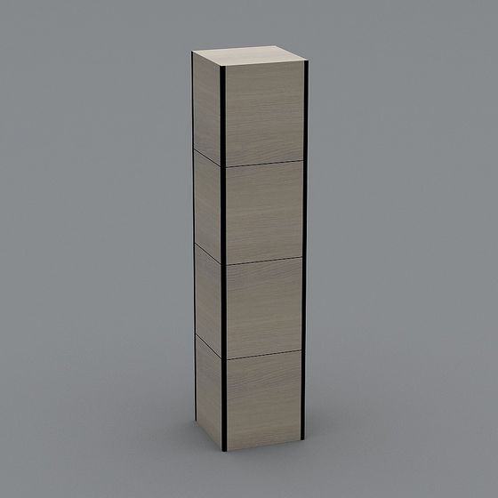 Urban Pillar 3D model - Minimalist and Elegant