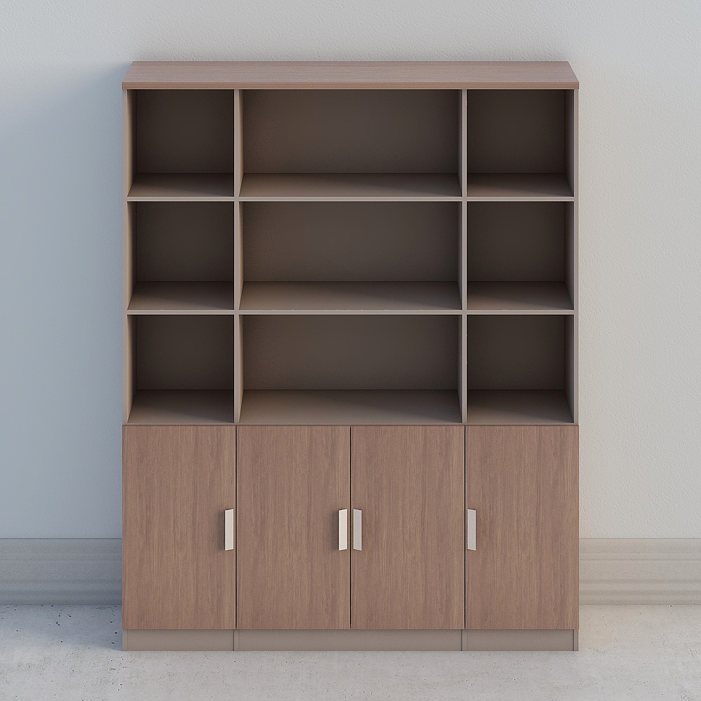 YS-9964 empty four-door bookcase 1600-400-2000